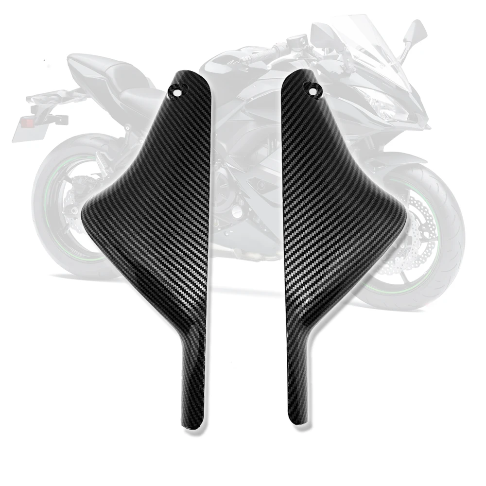 

Front Fender Mud Guard Side Fairing For KAWASAKI ZX6R 2000-2002 Hydro Dipped Carbon Fiber Finish Pattern