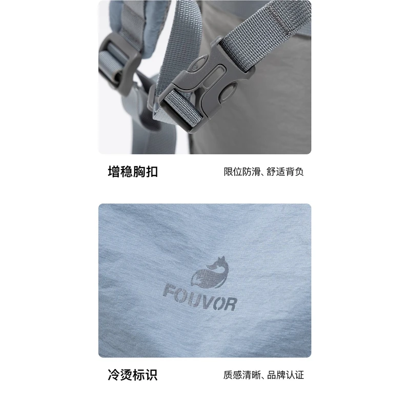 Fouvor mochila feminina para caminhada, leve, grande capacidade, mochila para viagem ao ar livre, escola acadêmica, bolsa para laptop 3068-09