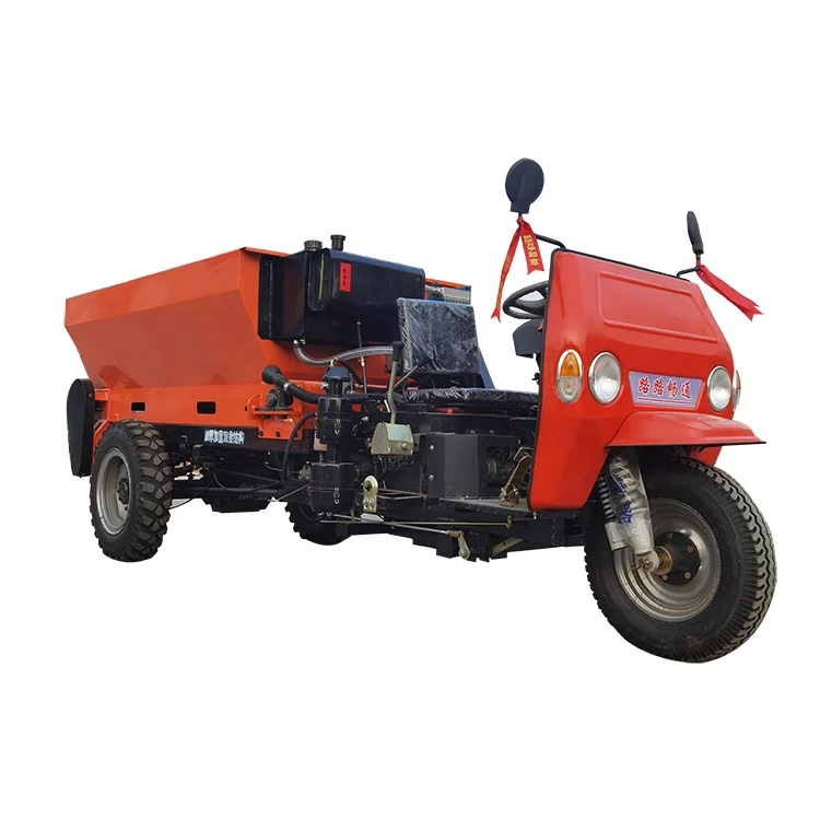 Agricultural Hinery Three Wheeled Fertilizer Spreader Farm Compound Manure Muck Spreading Hine