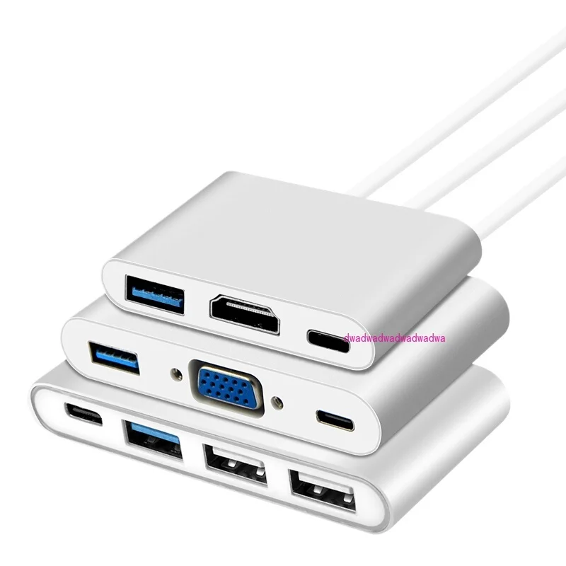 Type-c converter, docking station, extender, USB adapter for Apple laptop, MacBook, integrated distribution line