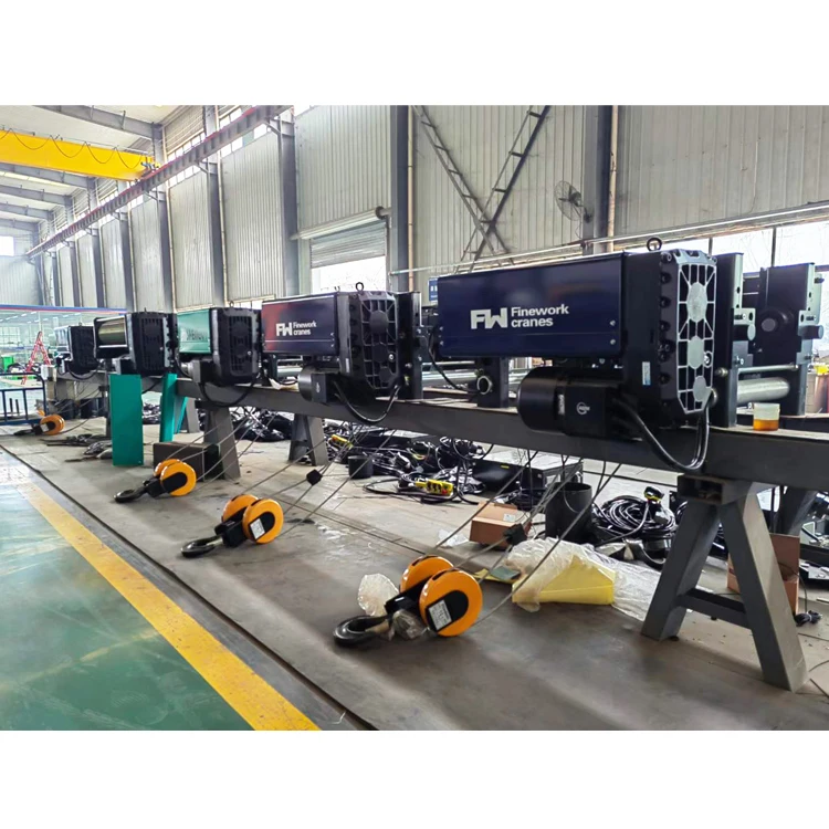 Building Materials Electric Wire Rope Hoist 7.5ton Manufacturers Lifting Electric Hoist Transport Trolley 10 Tons