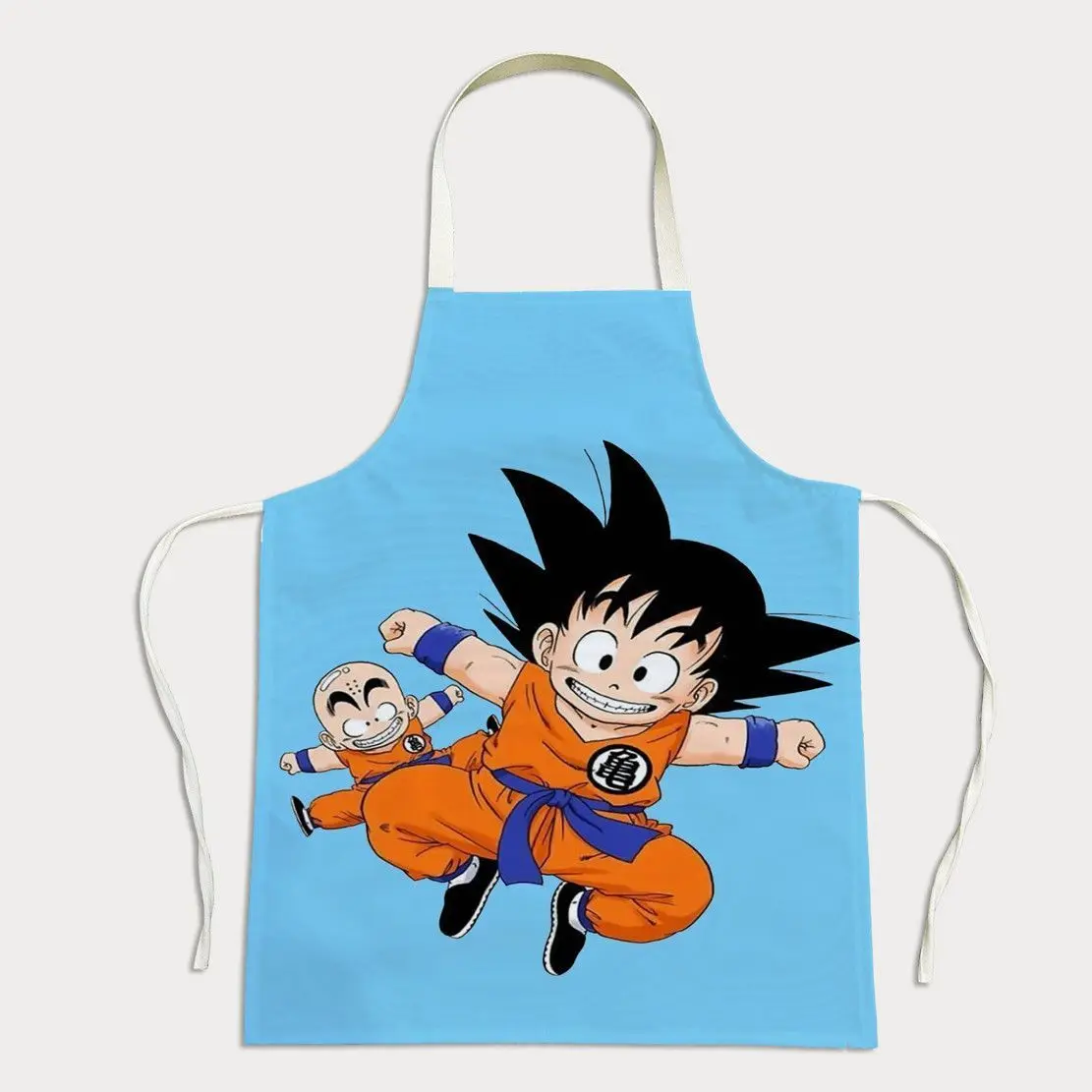 Dragon Ball Son Goku Cartoon Apron Kawaii 2D Waterproof Stain-Resistant Waist Apron Work Clothes Anime Merchandise Wholesale view 2
