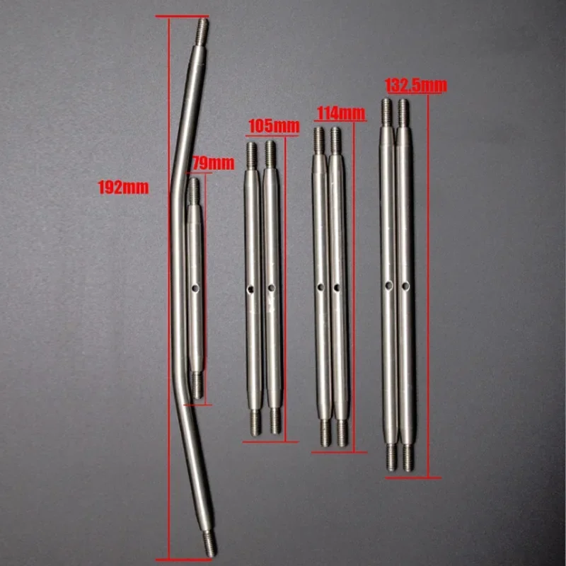 Lien de suspension en métal pour AXIAL RBX10 Ryft AXI03005 1/10 RC, nouvelle nervure de direction de liaison, pièces de mise à niveau de voiture inoler