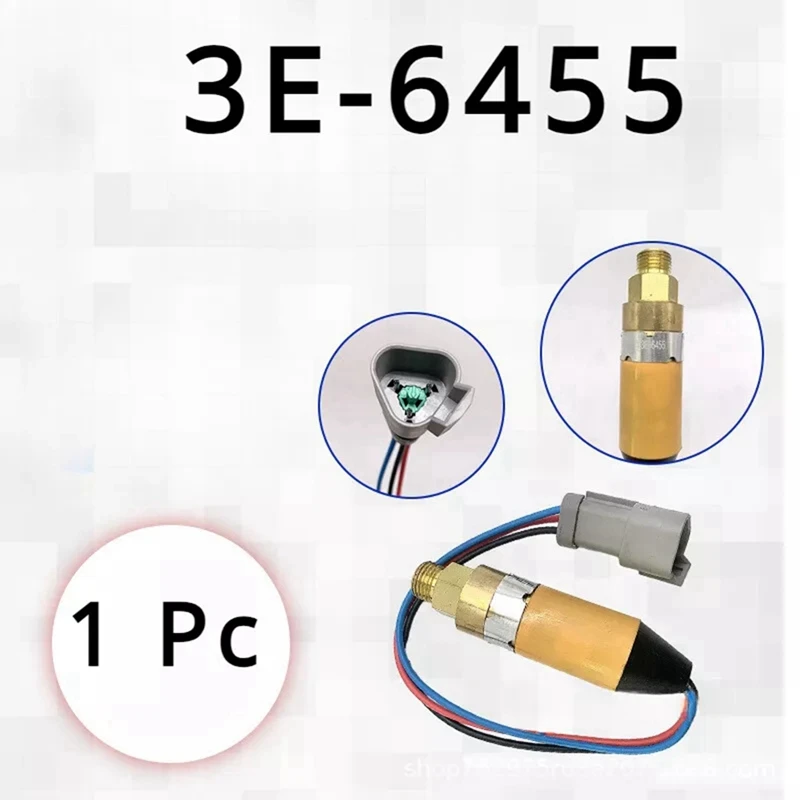 Excavator Oil Pressure Sensor 3E-6455 3E6455 For CAT E320B E330B E332B Machine Engine Part Pressure Switch