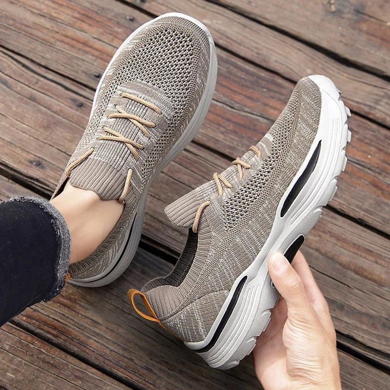 

Black Sports Shoes 2025 NEW Social Shoes Men's Hiking Boots Autumn Wear Durability Comfortable Walking Shoes Di Marca Designer