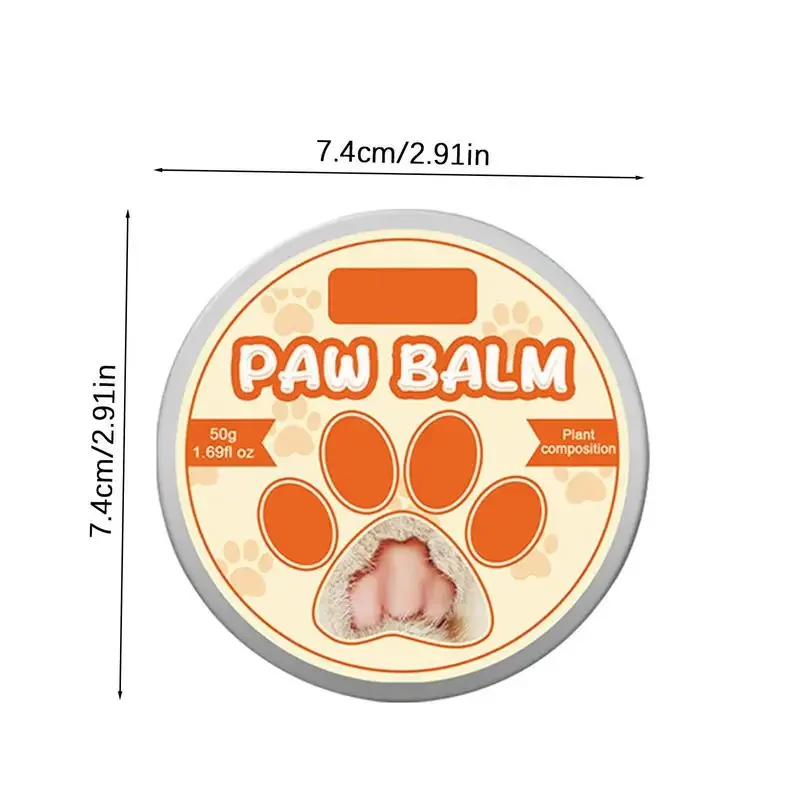 Paw Balm For Dogs 50g Noses Paws Moisturizer Cream Cats Dogs Paw Protector Lick Safe Pet Supplies For Extreme Weather Conditions