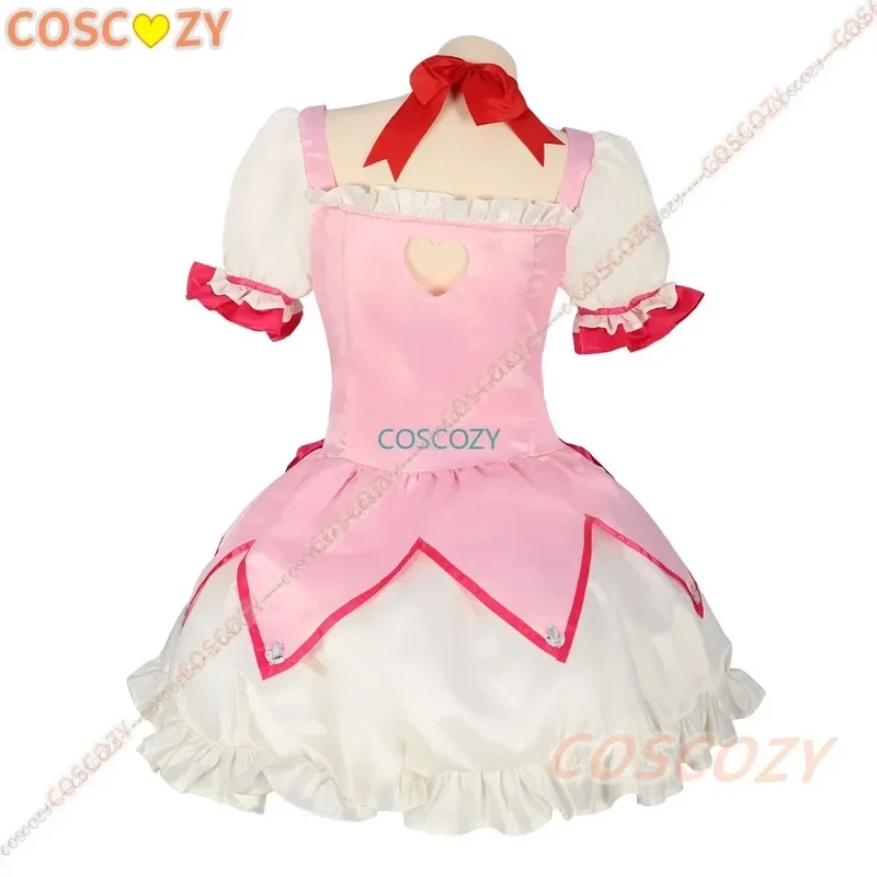 

✠2026✠ Anime Magical Girl Kaname Madoka Cosplay Costume Kawaii Lolita Party Carnival Pink Dress Short Wig Idol Puella Magi Mado✠