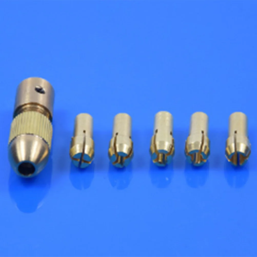 

7 шт. латунный набор цанг для вращающихся инструментов 05 мм 1 мм 15 мм 25 мм 3 мм высококачественные цанги для вращающихся инструментов оборудование для домашнего хобби