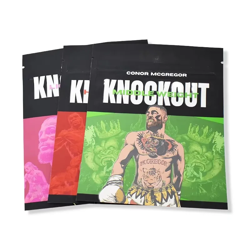 Custom Printed 3.5g Mylar Bags | Waterproof Resealable Cookies Pouch | Matte Foil Aluminum Stand Up | Childproof Zipper