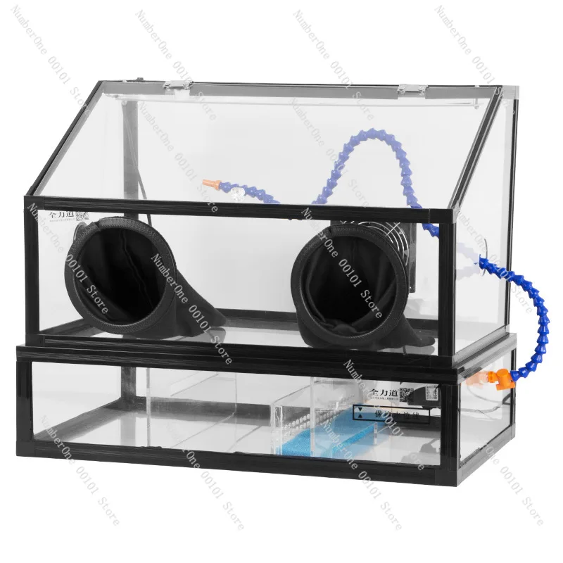 

Dust box electric mill, transparent acrylic cover