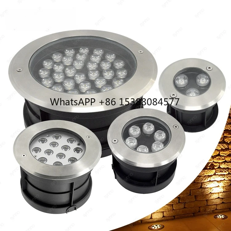 

Outdoor Recessed Ground Floor Lamp Ip67 Waterproof Rgb Inground 12v Dc24v 304 Stainless Steel Buried Led Underground Light
