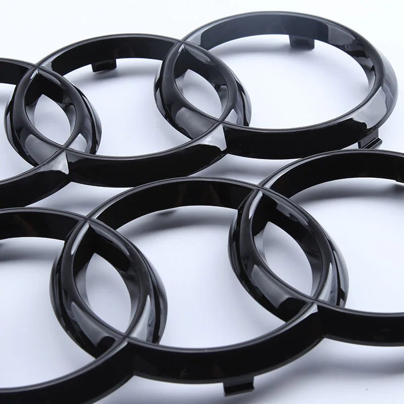 4 Rings Logo Car Front Grill Badge Rear Trunk Emblem for Audi A1 A2 A3 A4 A5 A6 A7 Q2 Q3 Q4 Q5 Q7 S3 S4 S5 S6 S7 TT Accessories image 5
