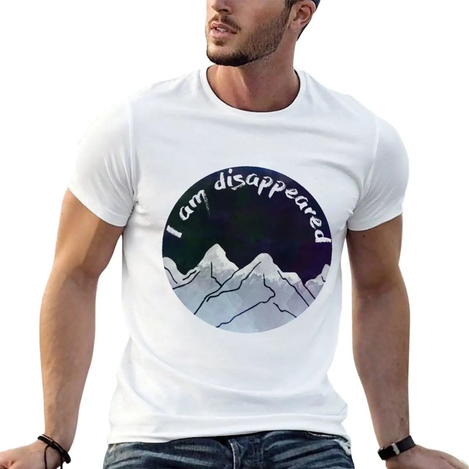 I am Disappeared T-Shirt hippie clothes man t shirt t shirts for men