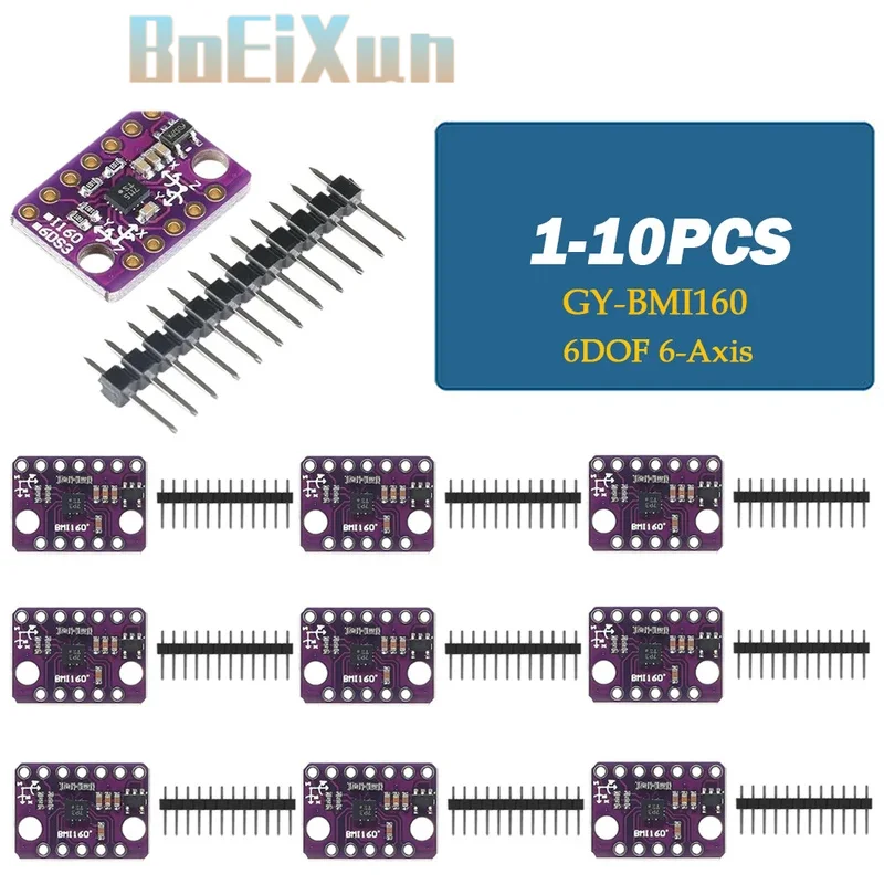 1-10pcs BMI160 Latest Stance Accelerometer Gyroscope Module 6 Dof Inertial Measurement Sensors GY-BMI160