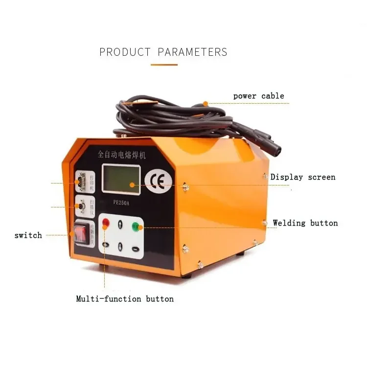 2.5Kw Pe Electric Welding Machine Pe Tube Gas Pipeline Electrofusion Welder