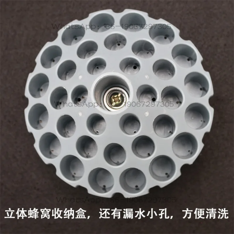 Engraving Tool Storage Box Honeycomb Rack 34-hole Grinding Head Finishing and Sorting Drill Bit Box view 3
