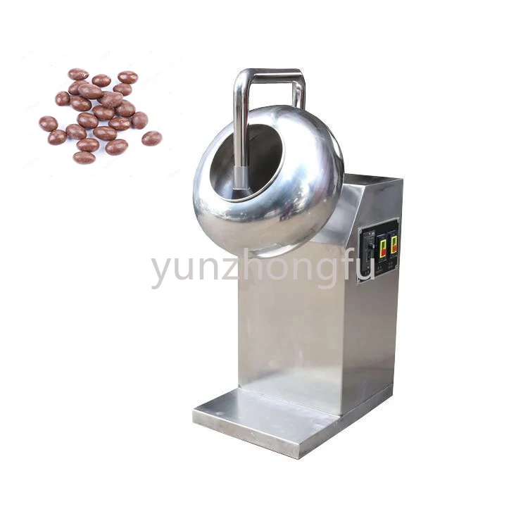 

Automatic Sugar Coated Gummy Bear Candy Small Peanut Burger Coating Machine