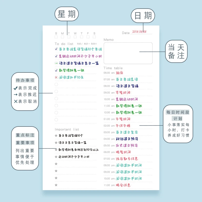 2025 Daily Plan Day Time Table Management Plan 100 Day Schedule Student To Do List Task List Daily Planner Book Diary Planner