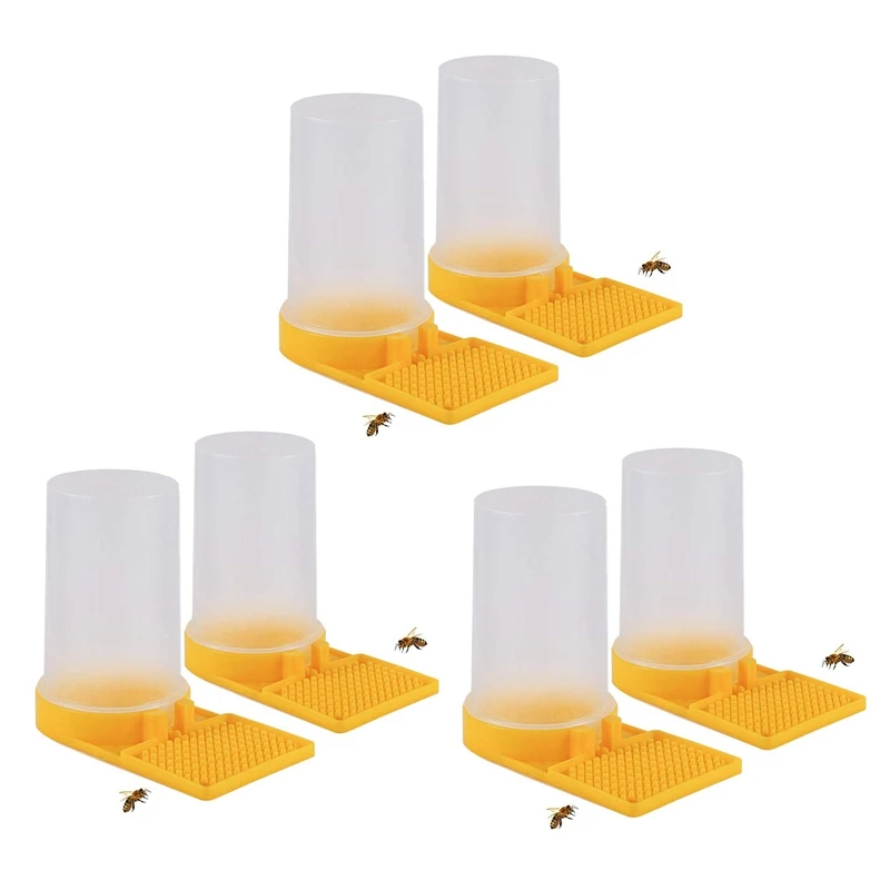 

Hot 6 Pack Beehive Beekeeping Water Dispenser Honey Beehive Entrance Feeder Bee Drinking Beekeeping Equipment