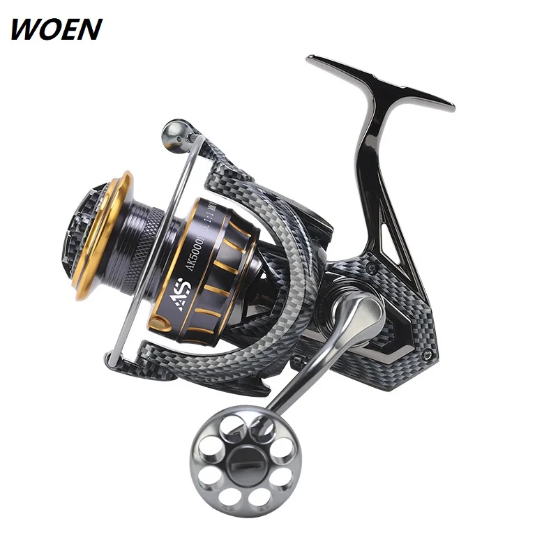 

WOEN Sea fishing Spinning wheel Stainless steel bearing all-metal AP3000/5000 Luya Anchor fish wheel 6/10 kg braking force