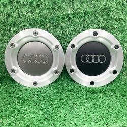 4pcs 146mm Gray Black Car Rim Cover Wheel Center Hub Caps 8N0601165A For Audi r TT A4 A6 A8 Q5 Q7 Car logo Accessories