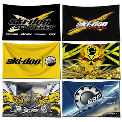 3x5 Ft Brp Snowmobile S-ski-doos Flag Polyester Digital Printing Banner for Garage Wall Art Out Door Decoration With Grommets