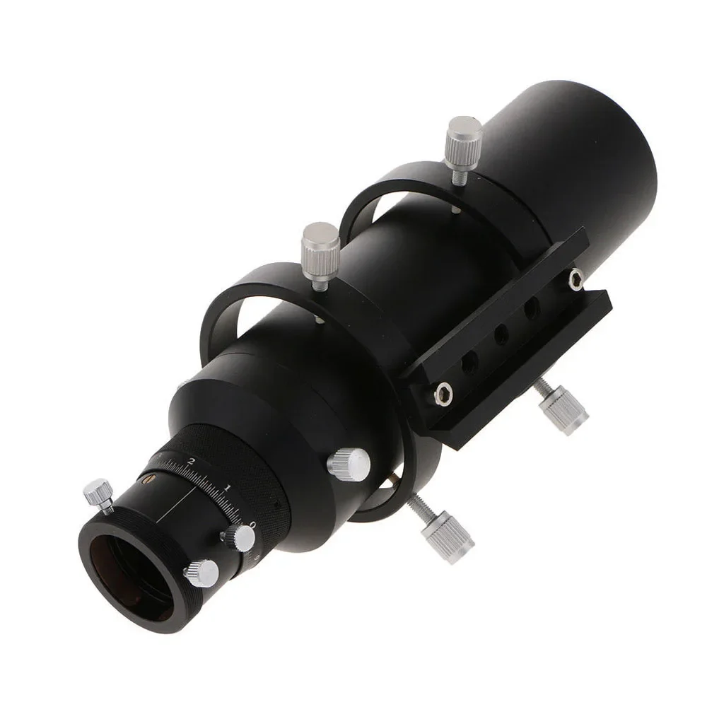 New 60mm Multi-Use Guide Scope with Helical Focuser for CCD Astronomy Camera Black LD2018B