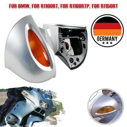 Rearview Mirror Assembly Lamp for BMW R1100RT Rear View Mirror Turn Signal Light Silver