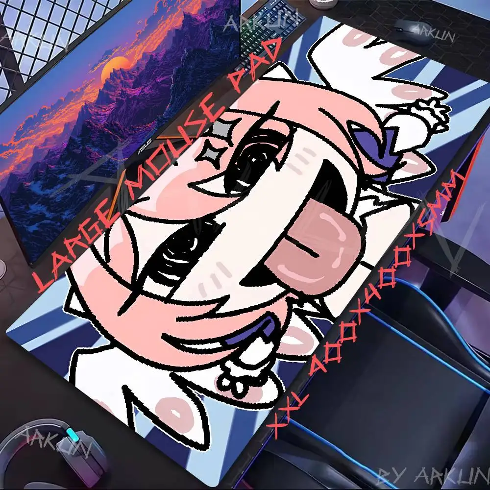 Pretty Hot Anime Girl Funny Remielle Dan Fashion ZZZ Large Gaming Mouse Pad XXL 900X400 Gamer Computer Table Mat