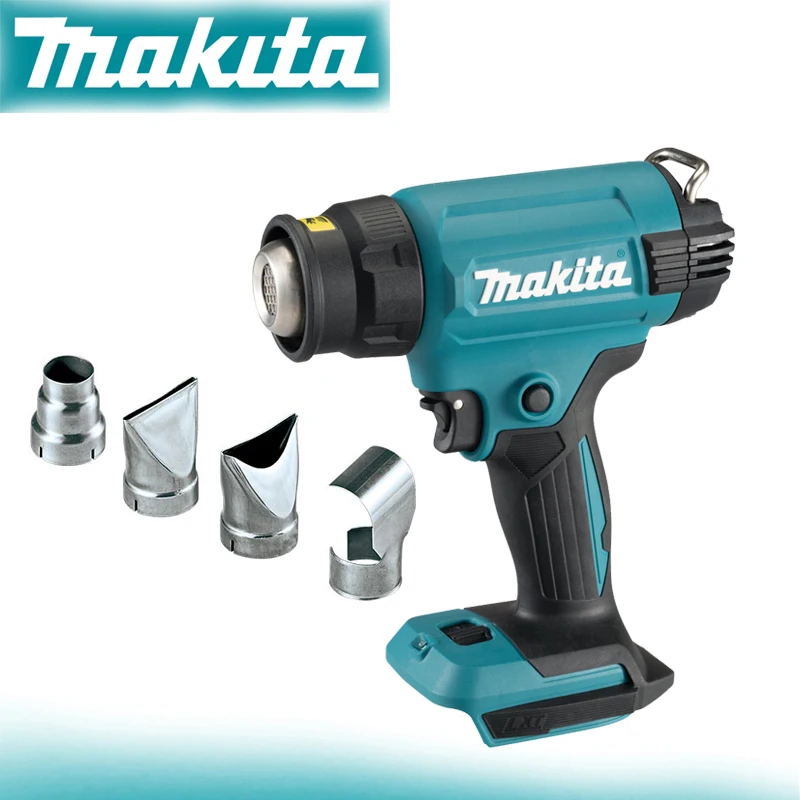 Makita DHG181 Heat Gun Rechargeable 18V Lithium Hot Air Gun High Power Wireless Film Plastic Welding Shrink Baking Gun 550°C