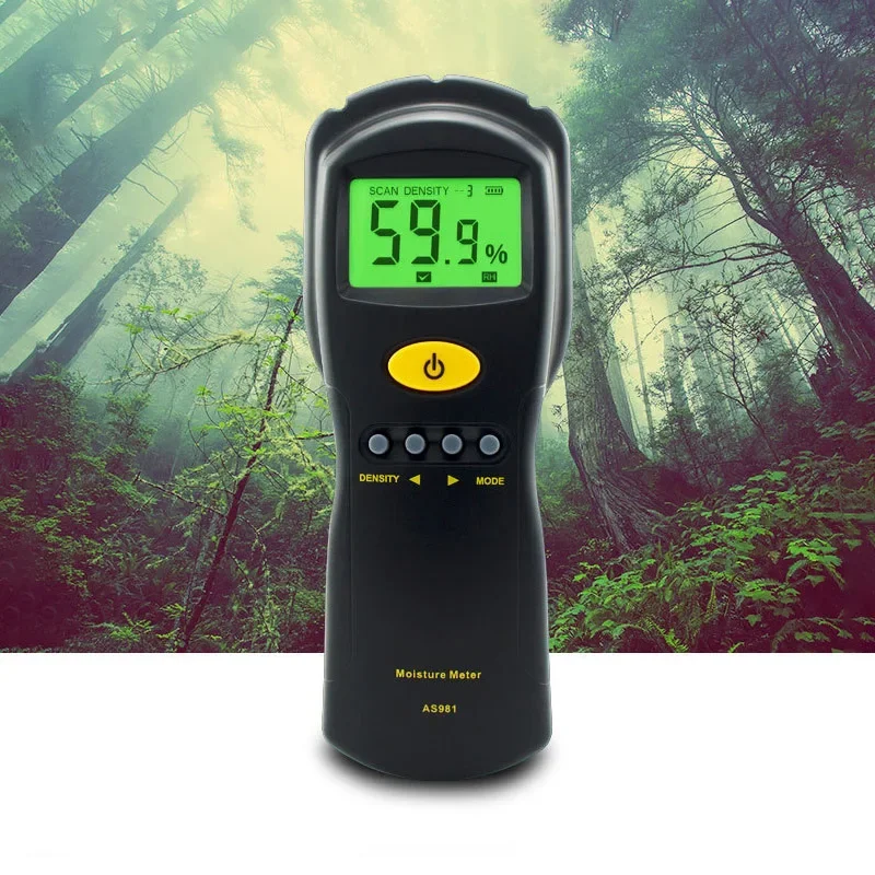 

AS981 Wood Moisture Meter Digital Hygrometer Humidity Tester