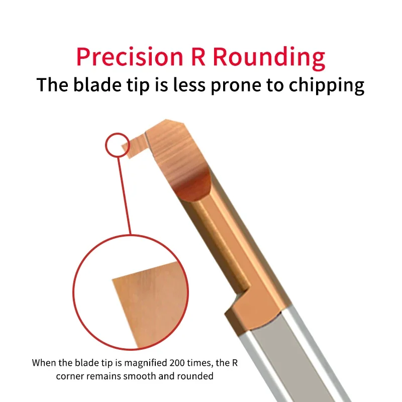 CHOWMASTER MGR Miniature Grooving Boring Cutter Integral Carbide Internal Tools CNC Small Hole Turning Lathe Tools Bar 4mm 6mm
