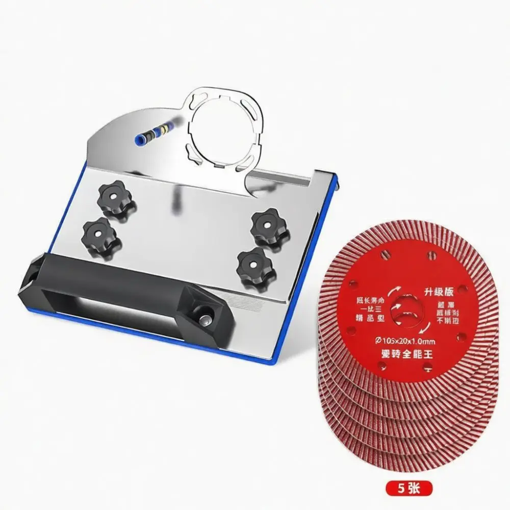 Stainless Steel 45 Degree Chamfer Tool For Angle Grinder Tile Cutting Guide Positioning Support Accessory Construction Tool