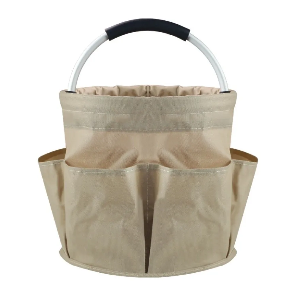 Multi Pocket Garden Tools Bag Multifunction with Handle Picnic Folding Basket Large Capacity Foldable Electrician Toolkit Bucket