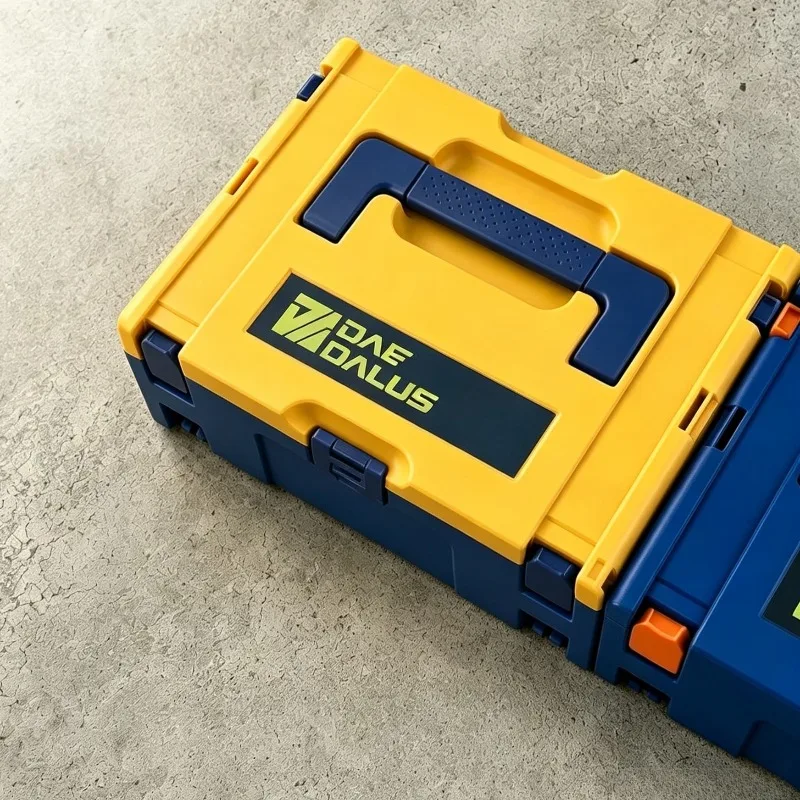 Thickened No. 2 Box Portable Stacked Type Hardware Toolbox Woodworker Household Vehicle Mounted Boxes Combination Storage Box