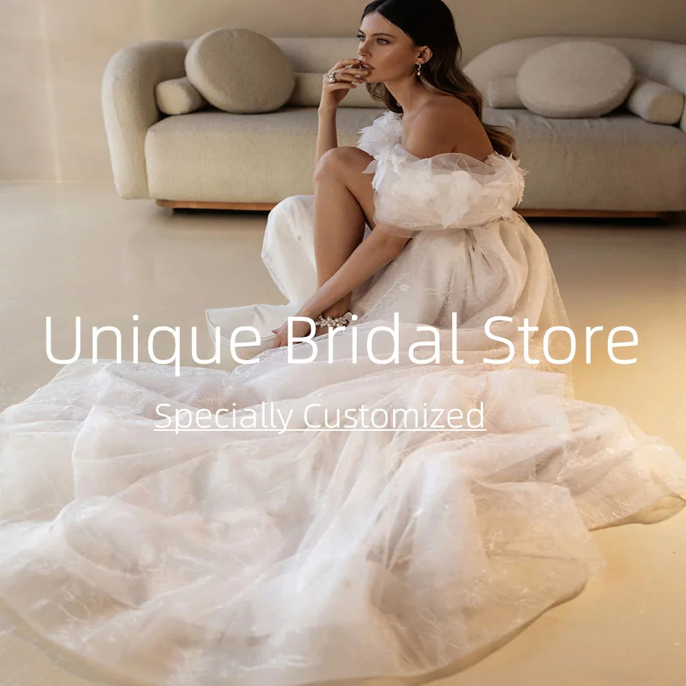 Abiti da sposa sexy eleganti personalizzati Alta qualità A-line Backless Sweep Train Design diviso Squisito per le donne Nuova moda B