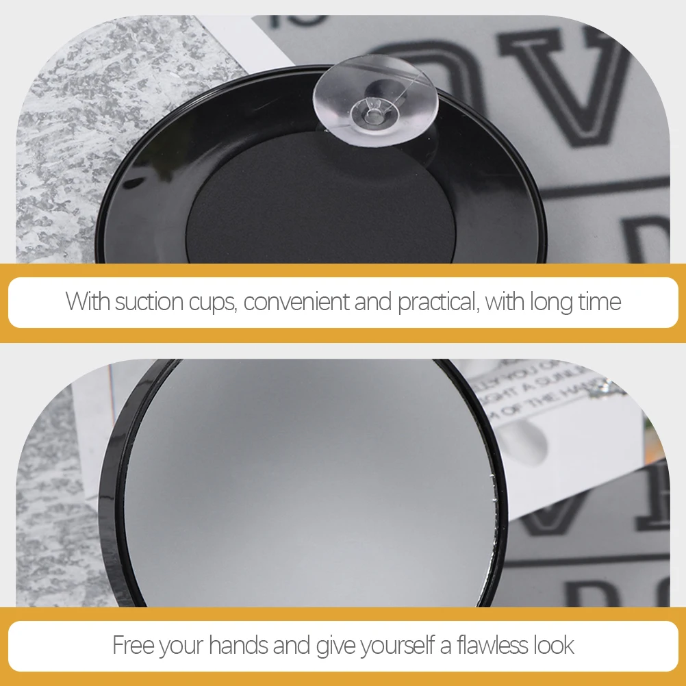 

4 Pcs Make up Mirror Portable Compact Magnified Makeup with Magnification Small Suction Cup