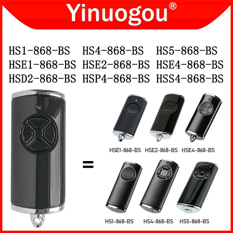 

HORMANN BS HSE2-868-BS HSE4-868-BS HSE1-868-BS HS4-868-BS HS5-868-BS HS1-868-BS HSD2 HSP4 HSS4 Garage Door Remote Cotrol 868MHz