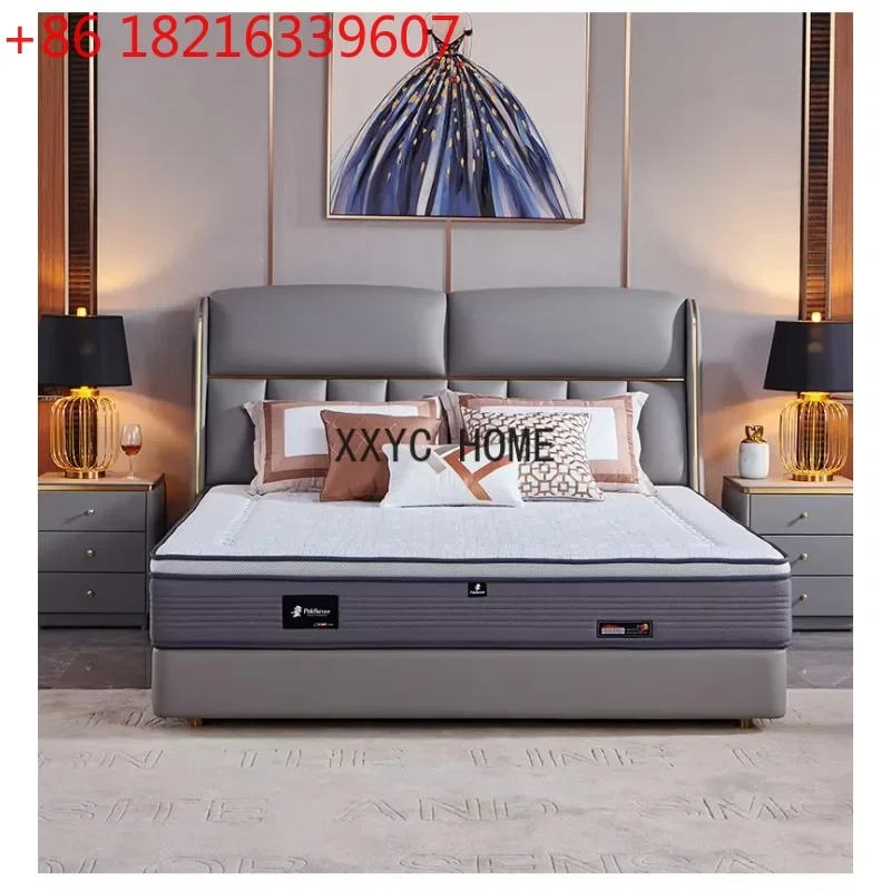 TAO Latex Mattress Individually Bagged Spring Simmons Mattress Moderate Soft and Hard Double Environmental Protection Mattress