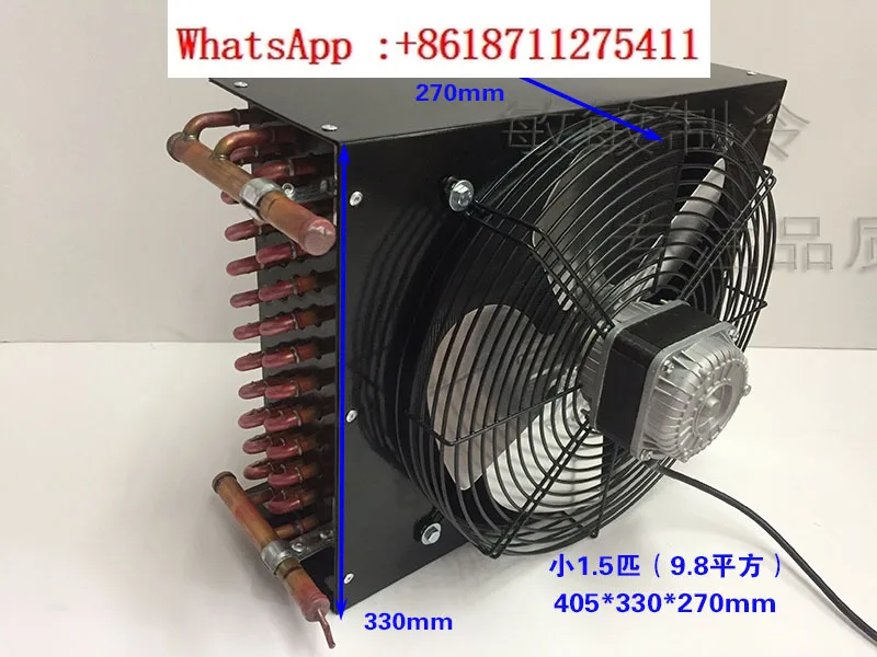 

3/8 1/2 3/4 condenser refrigerator air-cooled water-cooled copper tube radiator, heat exchanger