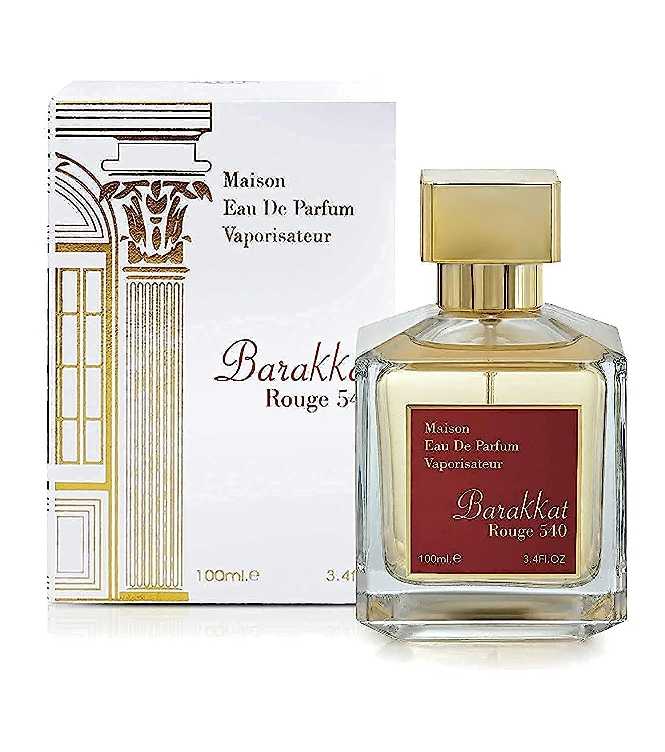 

Maison Francis Kurkdjian Baccarat Rouge 540, унисекс, 2,4 унции, белый аромат Extrait De Parfum