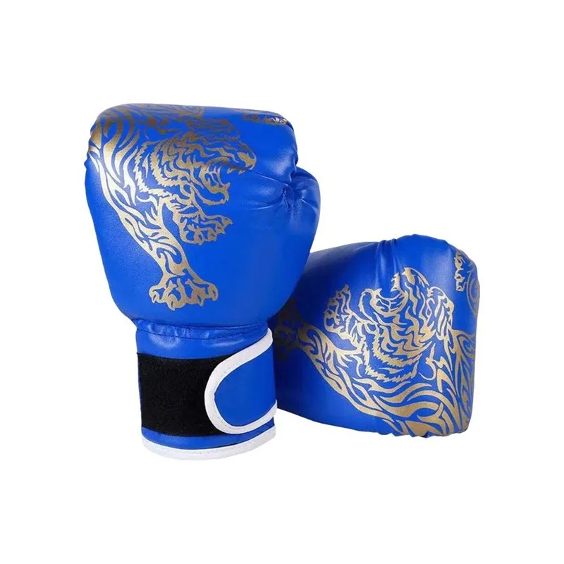 Professionelle Kinder-Boxhandschuhe, Unisex, für Sporttraining, Sandsacktraining, Halbfinger-Design, geeignet für MMA, Muay Thai, Taekwondo und Sanda. – Detail 6