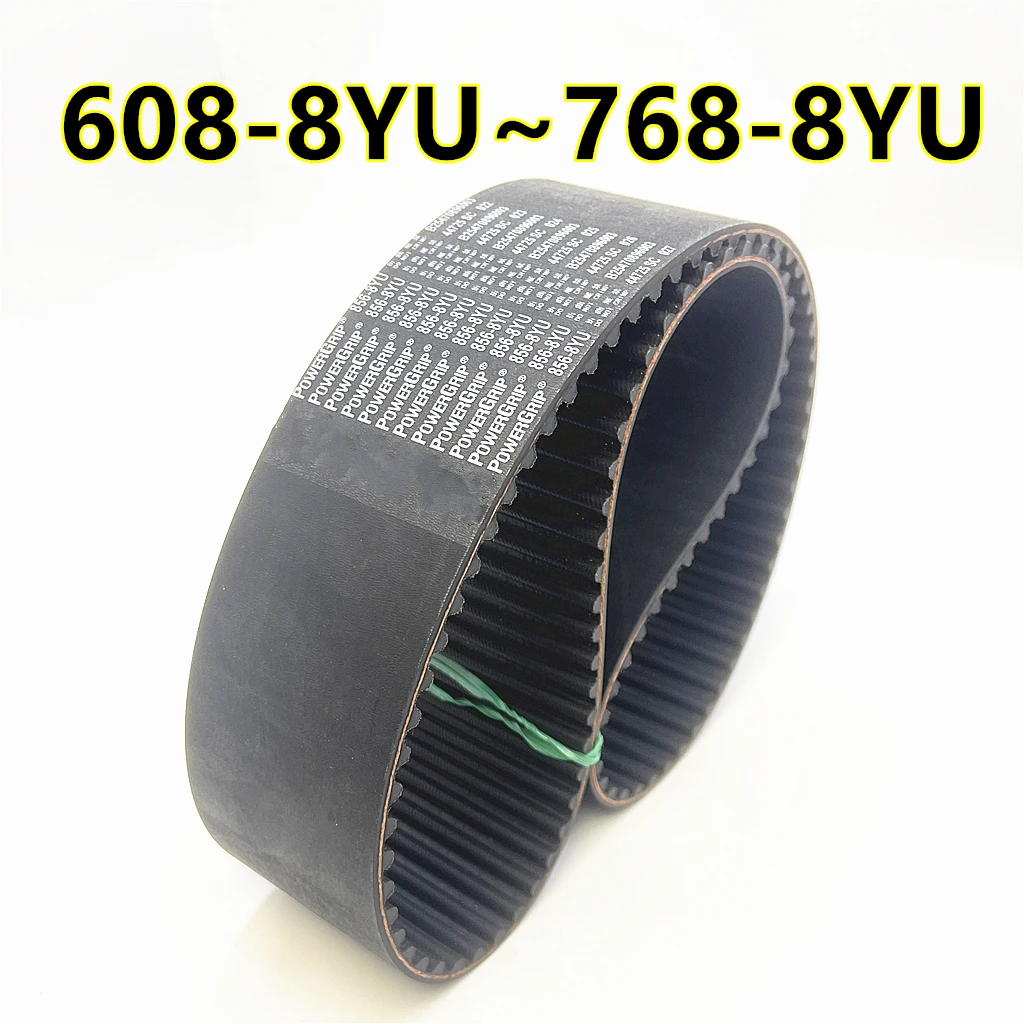 608-8YU 616-8YU 624-8YU 632-8YU 640-8YU 656-8YU 664-8YU 680-8YU 704-8YU 720-8YU 728-8YU 744-8YU~768-8YU PowerGrip Timing Belt