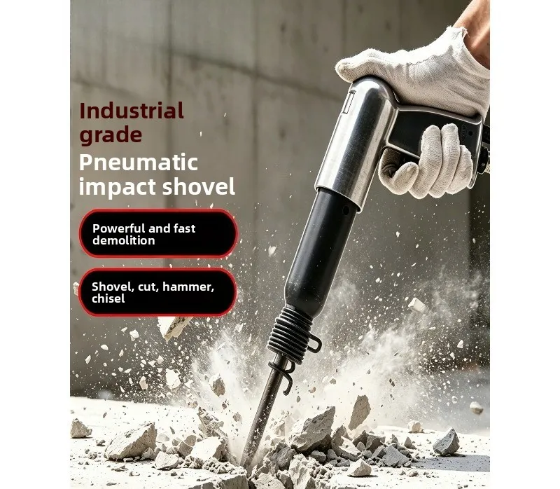 Air Shovel Hammer Pneumatic Percussion Vibration Shovel Pick Blade Impact Hammer Rust Remover