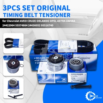 3 teile/satz Original zahnriemenspanner für Chevrolet AVEO CRUZE ORLANDO OPEL ASTRA ZAFIRA 24422964 55574864 24436052 95516740