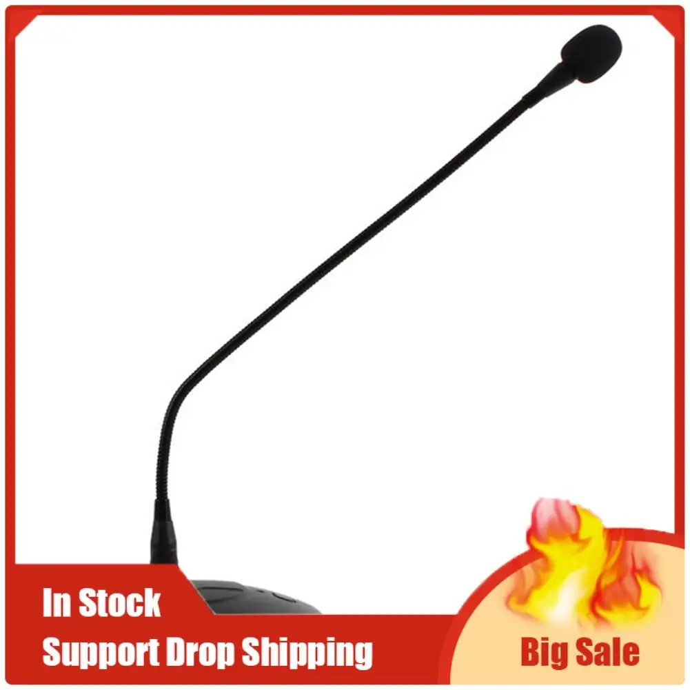 Penawaran Terbaik Mikrofon Leher Angsa Konferensi Berkabel Mikrofon Kondensor Desktop Mikrofon Kondensor Pidato Penyiaran