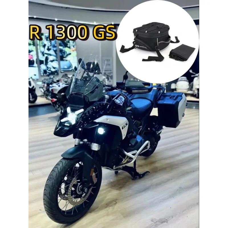 

Motorcycle Tail Bag Black Waterproof Tail Travel Rider Luggage Rear Back Seat Bag For BMW R1300GS R1300 R 1300 GS 2023-2025