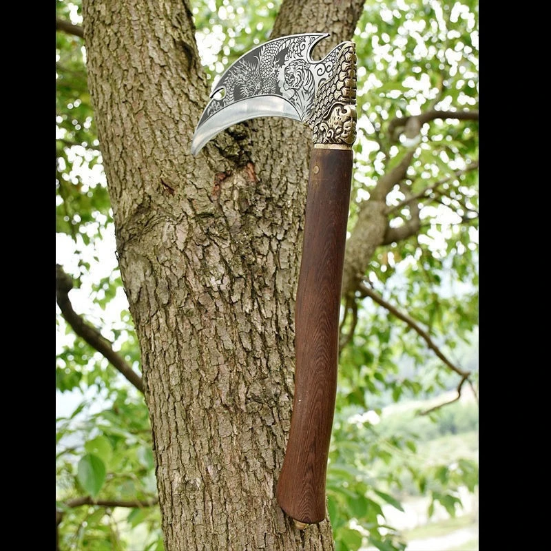 高品質の手鍛造防錆・高硬度鎌は、アウトドア、戦術、庭の草刈りに便利な手動EDCツールです。