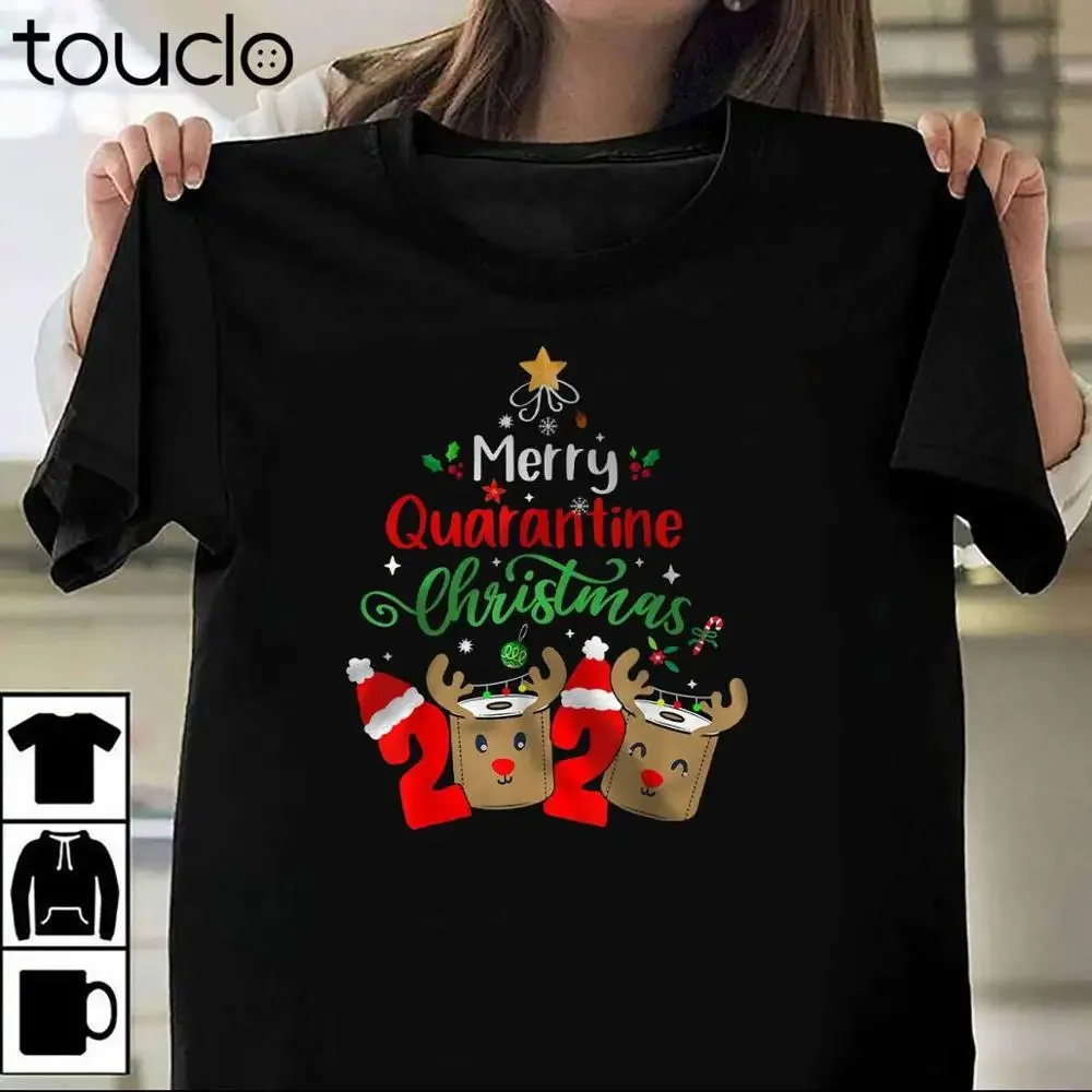 Merry Quarantine Christmas 2020 Family Matching Xmas T-Shirt unisex
