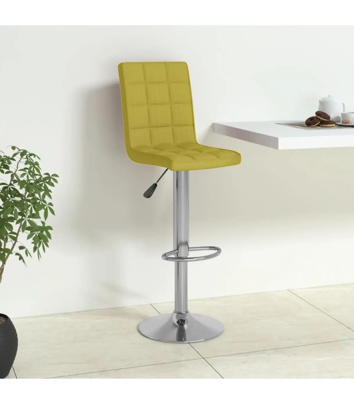 Green fabric kitchen stool kitchen stools